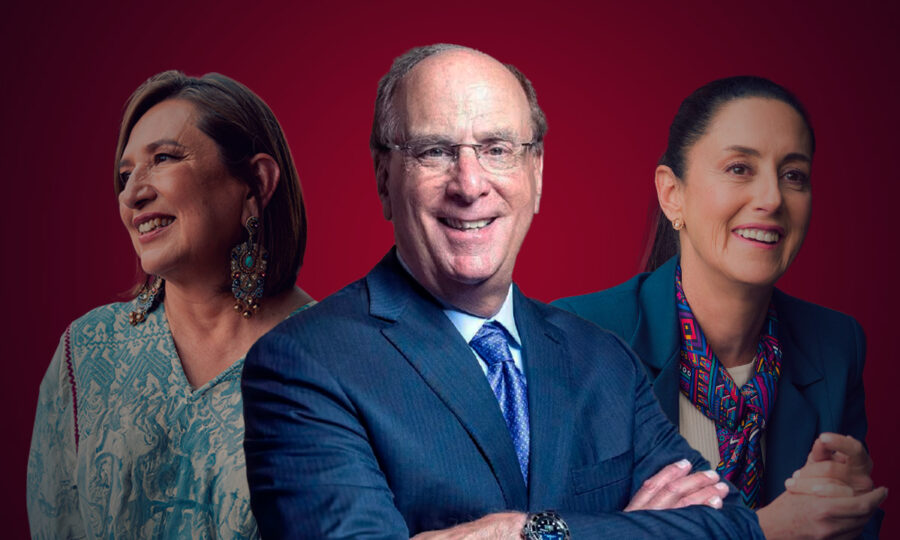 Sheinbaum y Gálvez se reunen con Larry Fink CEO de Blackrock