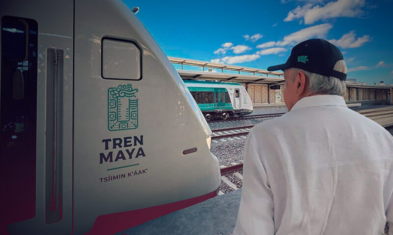 Se descarrila vagón de Tren Maya a la altura de Tixkokob en Yucatán