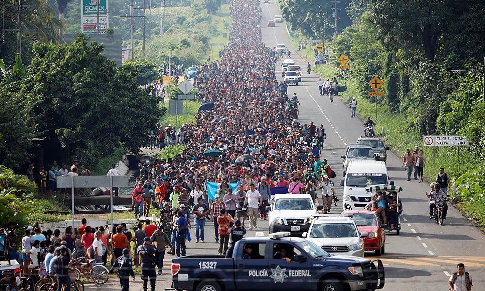 La caravana hondureña pone a prueba a México en materia de migración