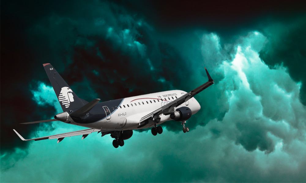 Aeroméxico sufre 'turbulencia' en sus operaciones (Foto: Especial)