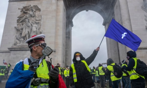 Cómo el cambio en el algoritmo de Facebook avivó el movimiento de los ‘chalecos amarillos’ en Francia