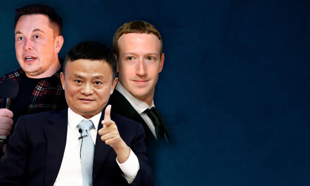 Jack Ma, Elon Musk y Mark Zuckerberg, los CEO que sudaron en 2018