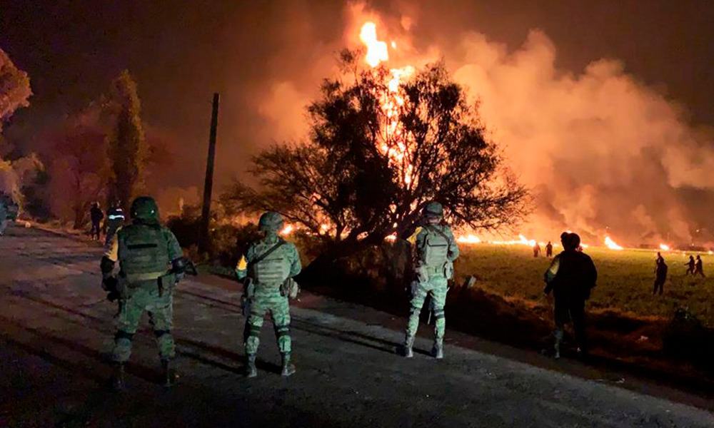 Estalla ducto de Pemex en Tlahuelilpan, Hidalgo; hay más de 70 muertos