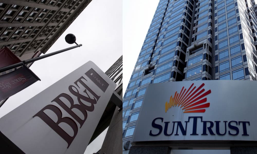 BB&T comprará SunTrust en 28,000 mdd, el mayor acuerdo del sector bancario en Estados Unidos en una década