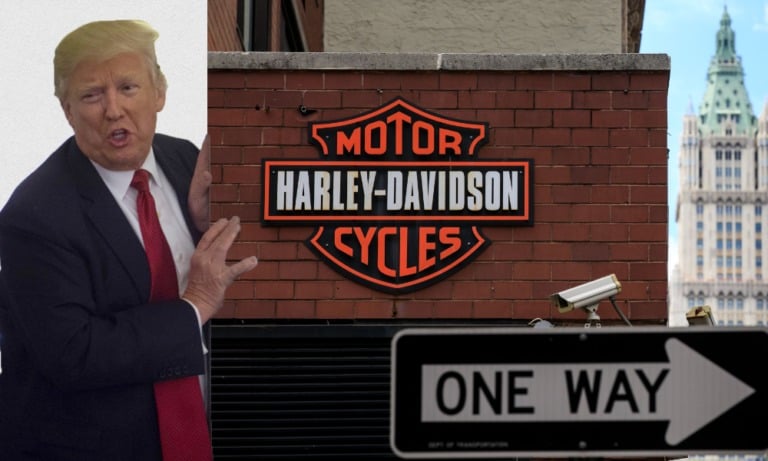 Ganancias de Harley-Davidson caen por barreras europeas y Trump sale al quite