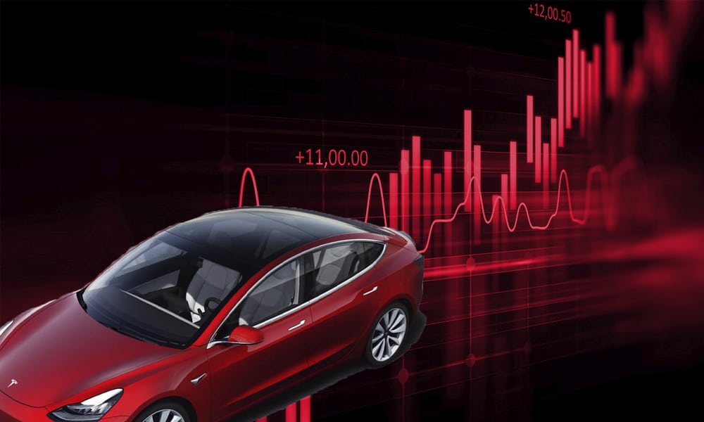 Acciones de Tesla caen por debajo de 200 dólares por primera vez en más de dos años