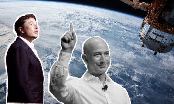 Elon Musk vs. Jeff Bezos: la batalla por los satélites