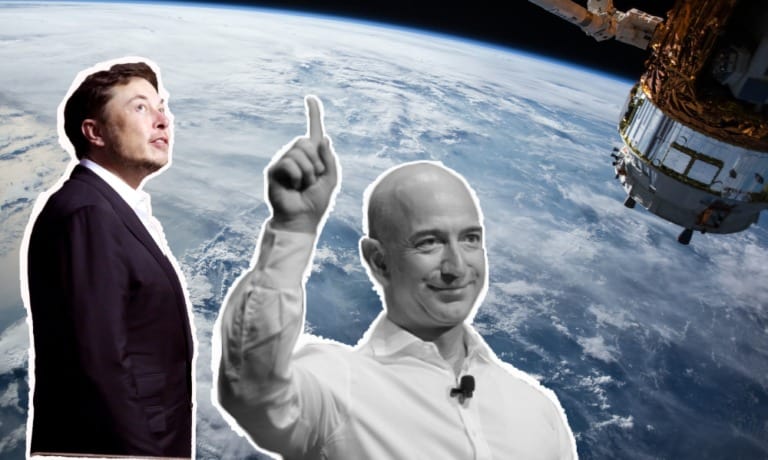 Elon Musk vs. Jeff Bezos: la batalla por los satélites