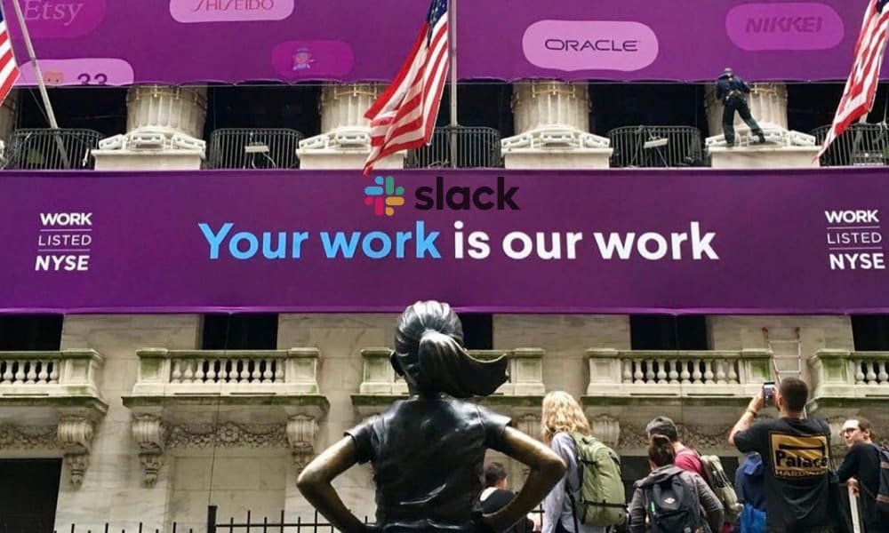 Slack debuta en bolsa con ganancia de 48.54% y una valuación superior a los 19,000 mdd