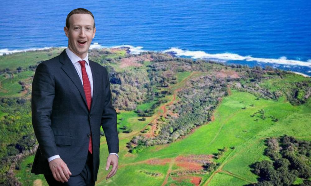 Así se ven las 303 hectáreas que posee Mark Zuckerberg en una isla en Hawái