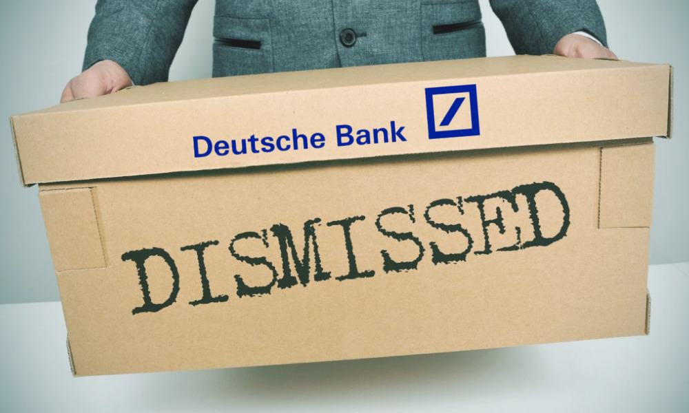 Deutsche Bank comienza con recorte de 18,000 empleos como parte de su reestructuración