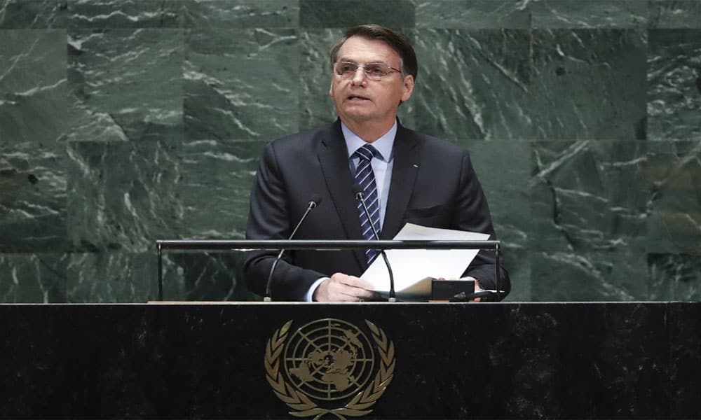 Bolsonaro rechaza en la ONU que la Amazonía sea “patrimonio de la humanidad”