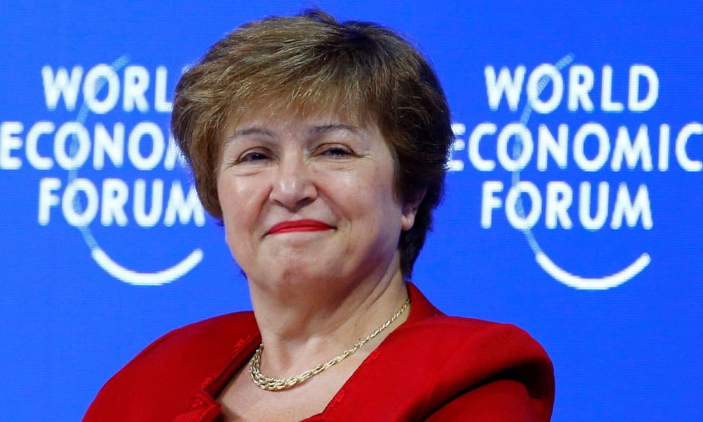 Kristalina Georgieva toma las riendas del FMI en una economía mundial debilitada