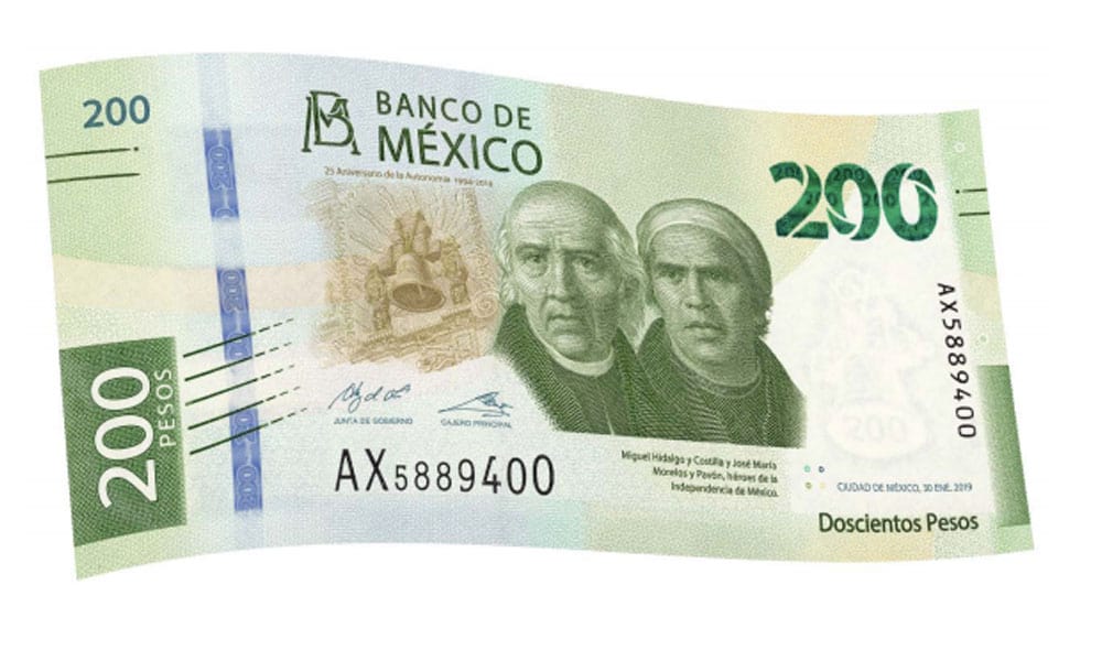 Banxico estrena nuevo billete de 200 pesos