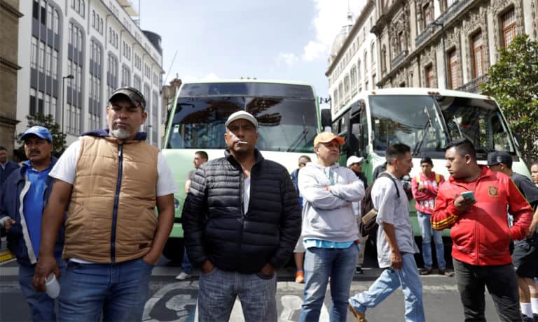 Alza de tarifas y no al GPS: las exigencias de los transportistas en CDMX