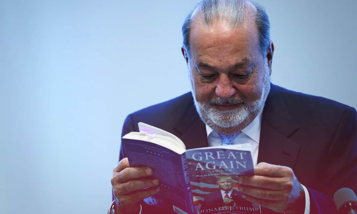 Estas son las 5 biografías sobre hombres de negocios favoritas de Carlos Slim
