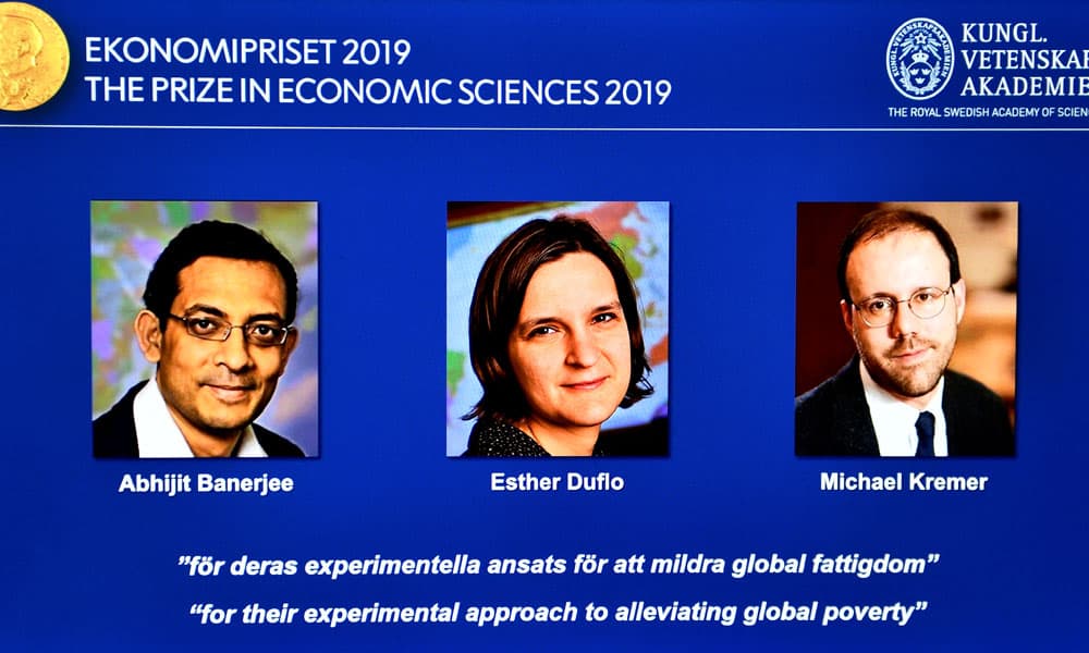 Nobel de Economía 2019 para Esther Duflo, Abhijit Banerjee y Michael Kremer