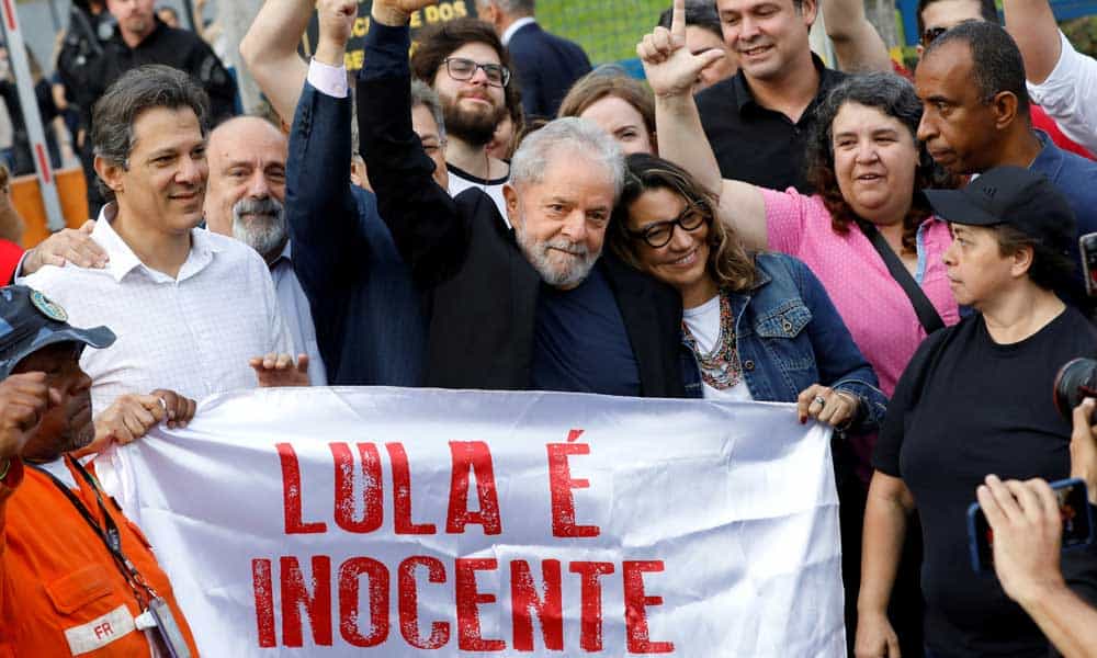 Luiz Inácio Lula da Silva deja la cárcel