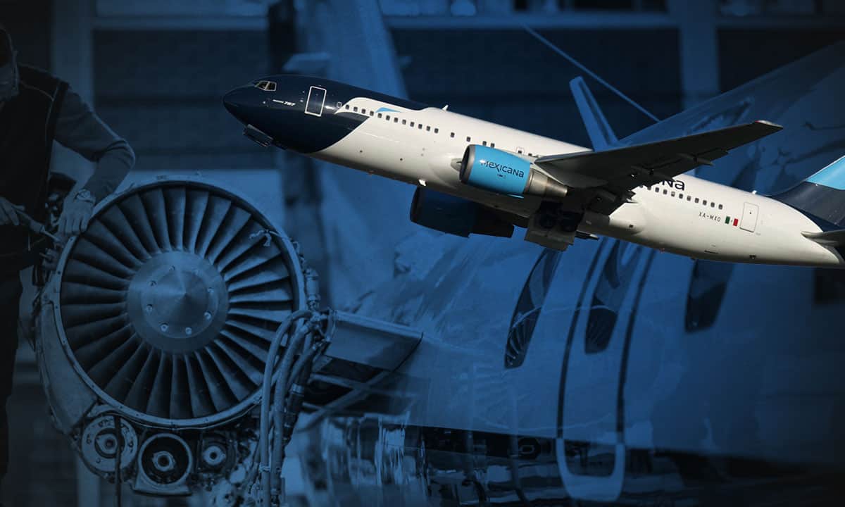 Mexicana de Aviación tiene aún tres ‘turbinas’ para volver a volar
