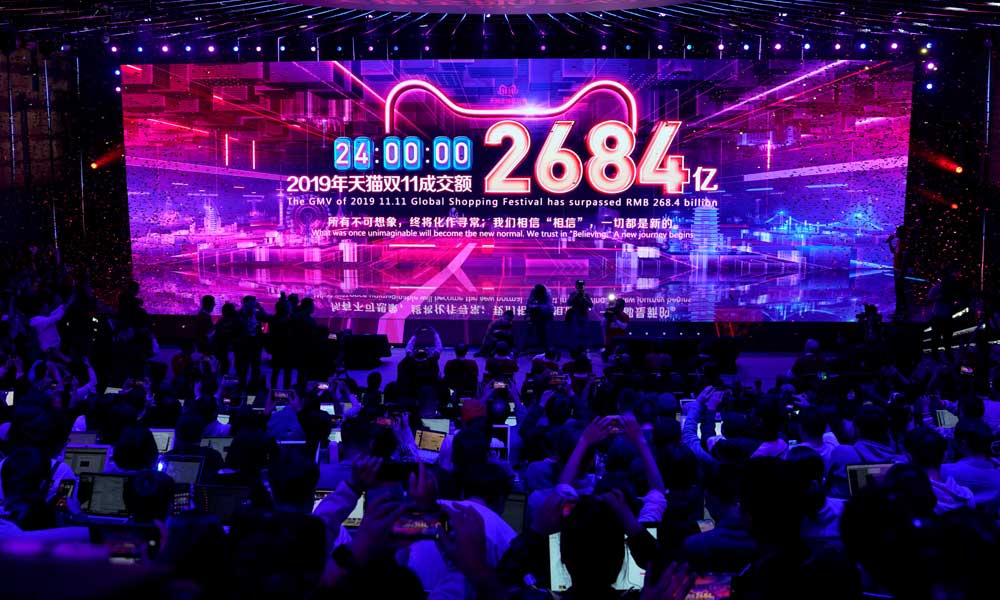 Día de los Solteros: Chinos gastan 1,000 mdd a través de Alibaba… en 68 segundos
