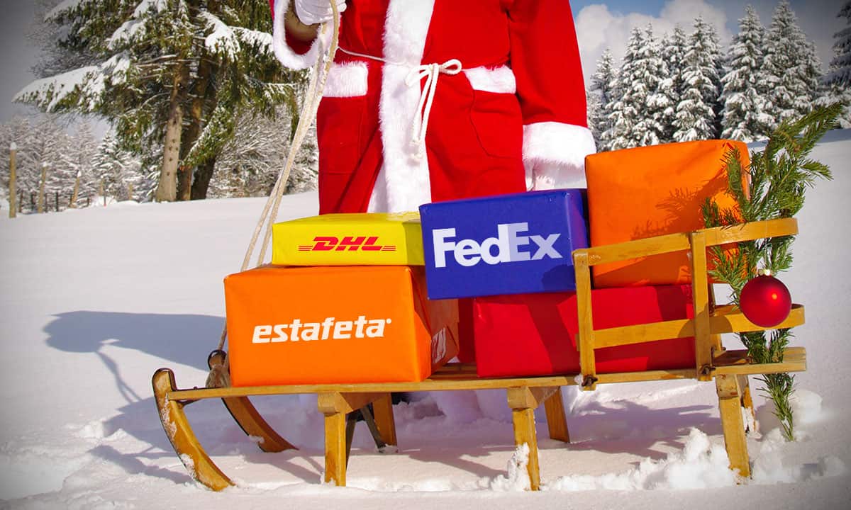 FedEx, Estafeta y DHL, los verdaderos Santa Claus detrás de los regalos de Navidad
