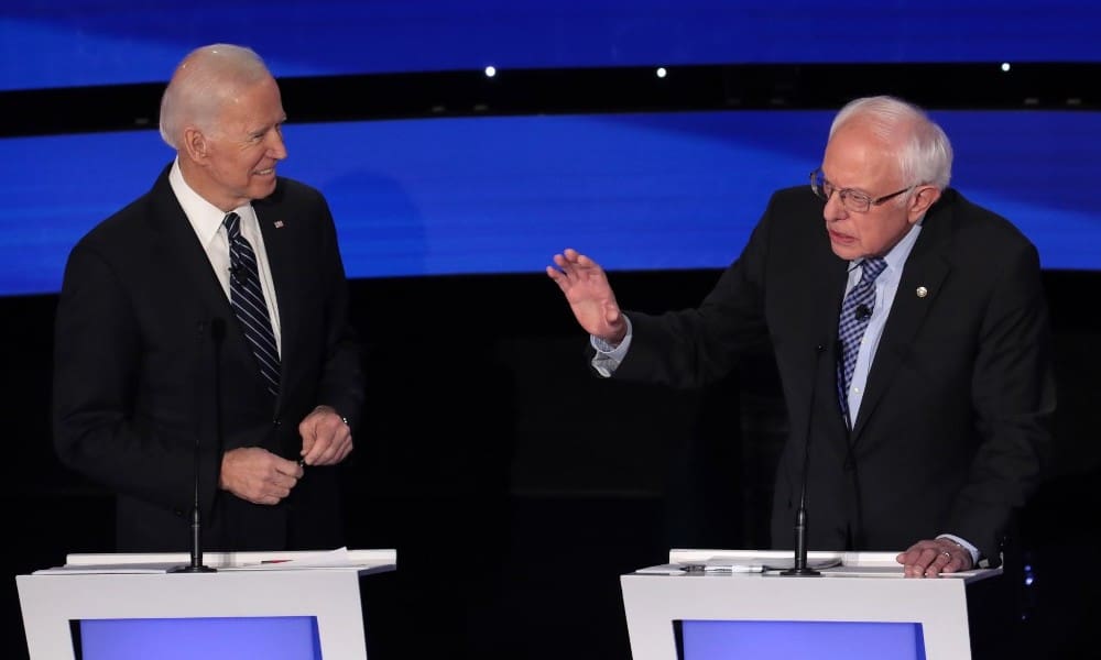 Debate demócrata: Biden y Sanders muestran sus diferencias en política exterior y comercio