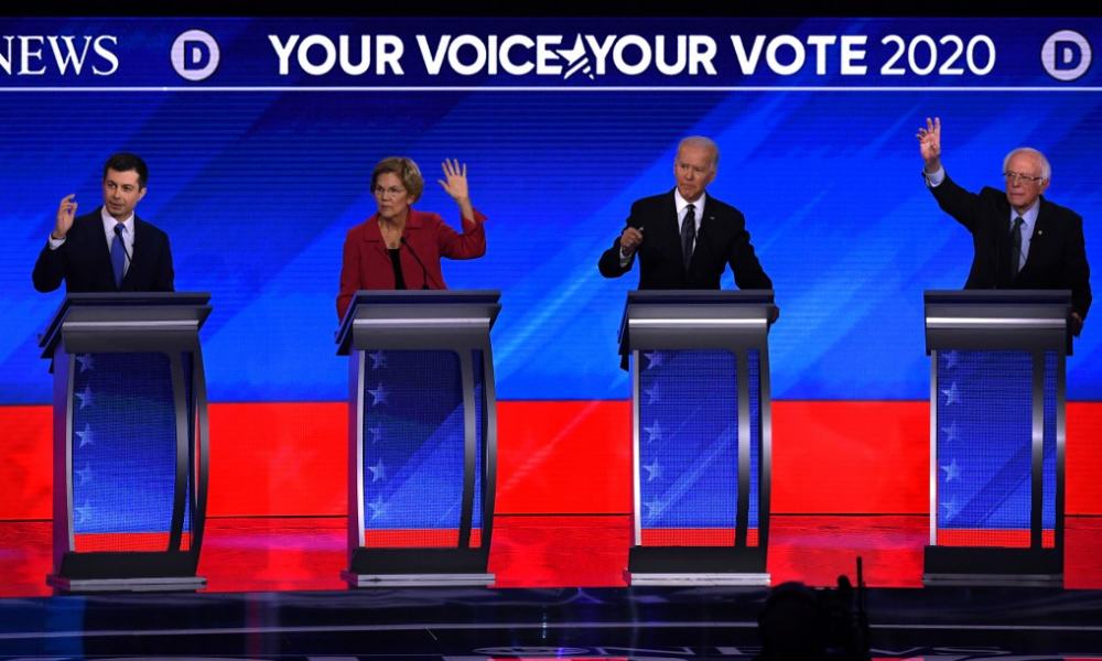 Buttigieg y Sanders, las estrellas del debate demócrata en New Hampshire
