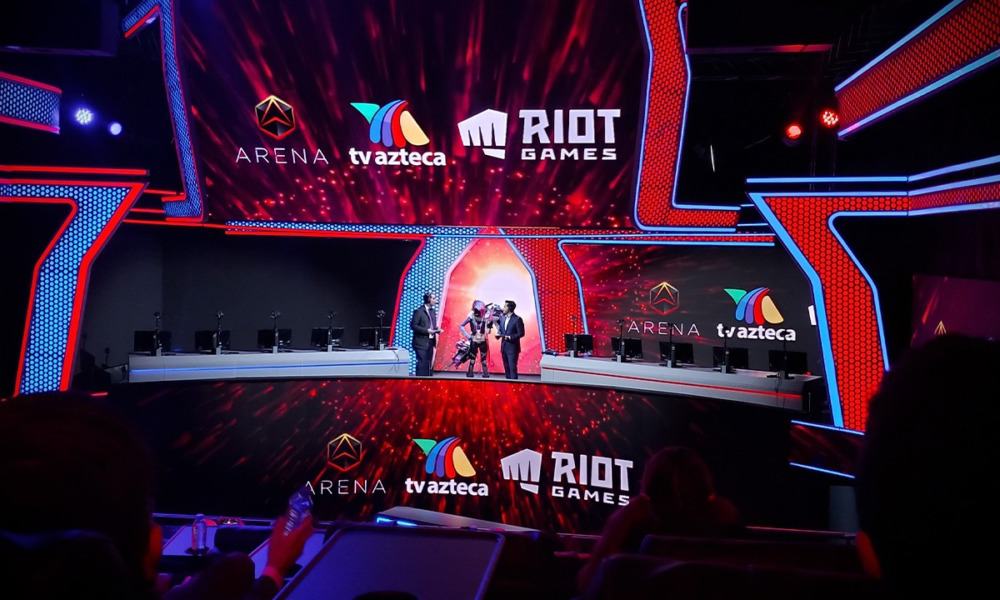 TV Azteca, Cinemex y Riot games inauguran su estadio de e-Sports en CDMX