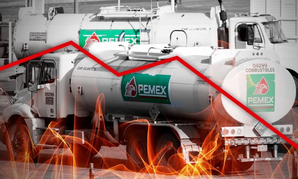 Pemex reporta pérdida neta de 44,337 millones de pesos en el segundo trimestre de 2020