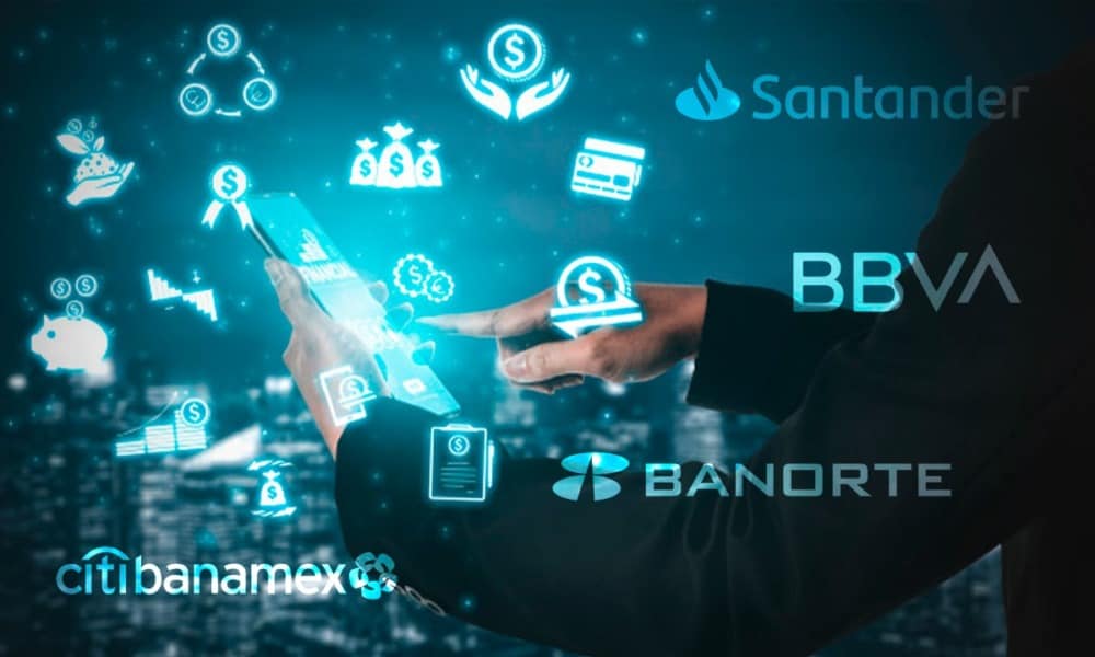Santander, Citibanamex, Banorte y BBVA concentran 38% de las herramientas digitales