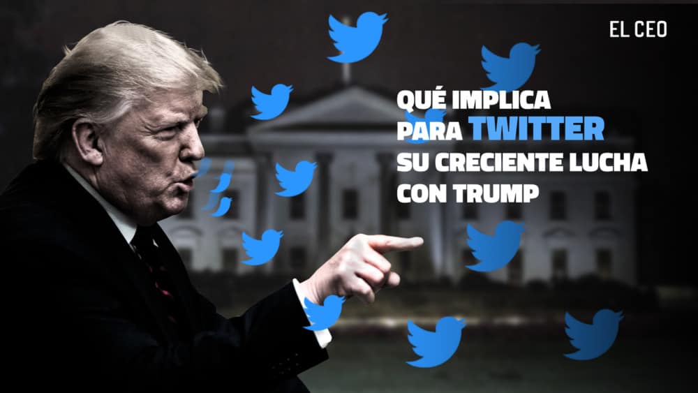 Qué implica para Twitter su creciente lucha con Trump