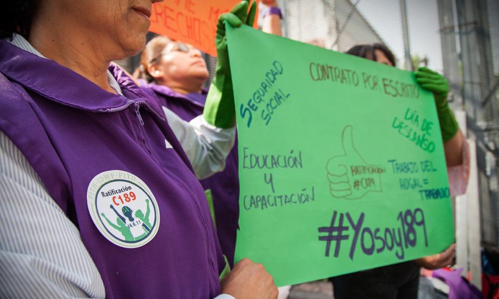 México ratifica Convenio 189 de la OIT sobre las trabajadoras y trabajadores del hogar