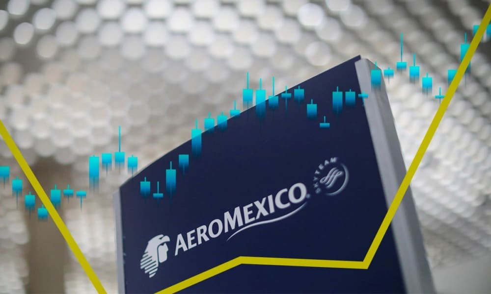 Acción de Aeroméxico ‘despega’ y logra su mejor nivel desde junio tras solicitud de financiamiento