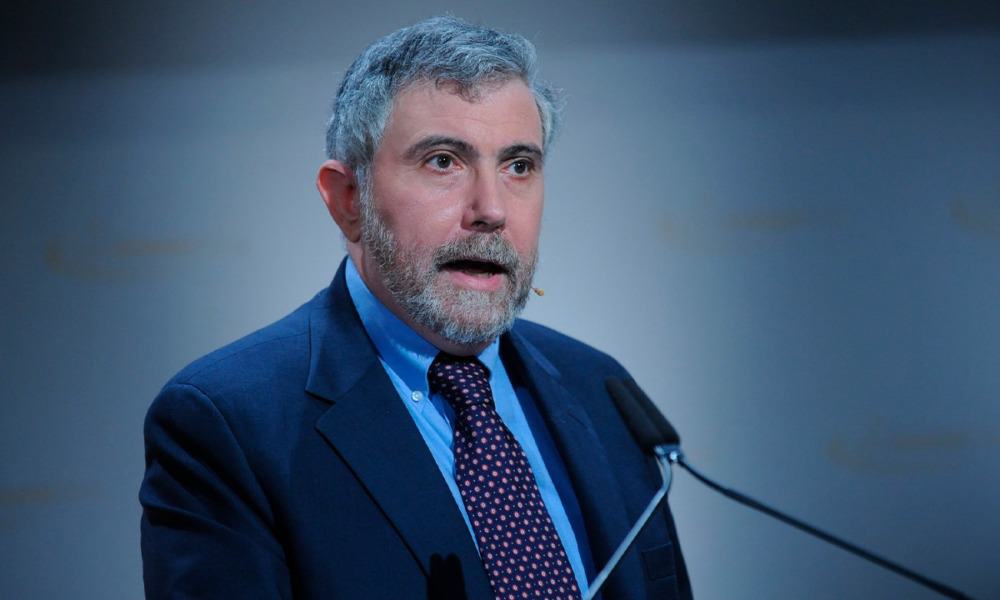 Wall Street sube, y la miseria también: Paul Krugman, Nobel de Economía