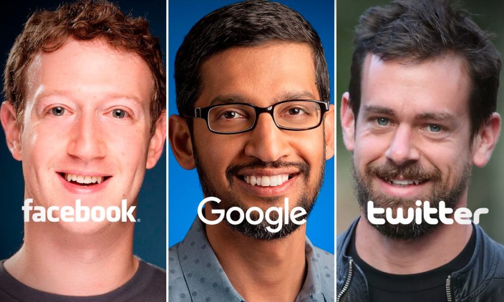 Senado de Estados Unidos planea citar a los CEO de Google, Facebook y Twitter