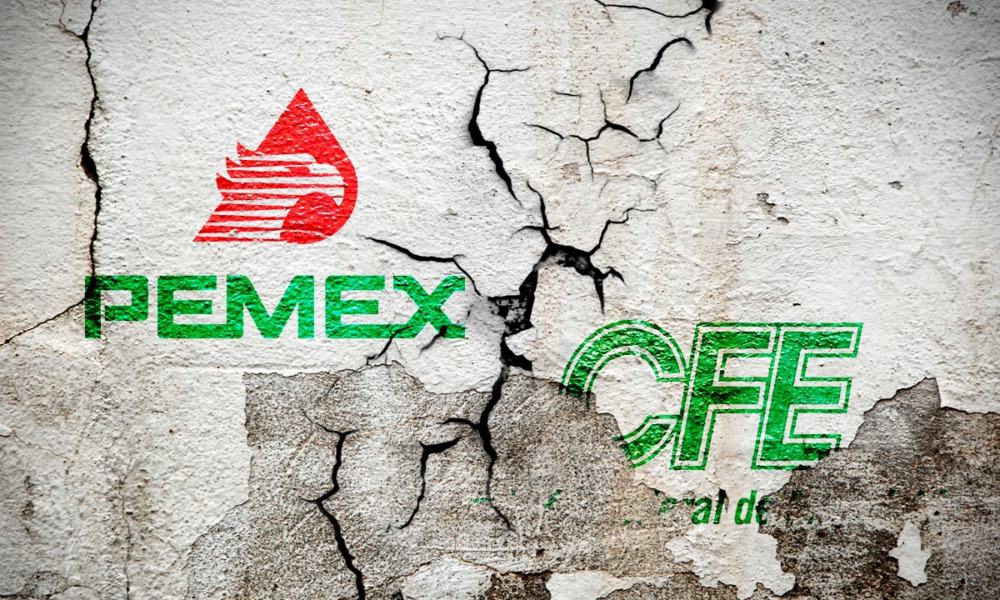 Pemex y CFE consumen 20% de recursos públicos, pero pierden 703,369 mdp