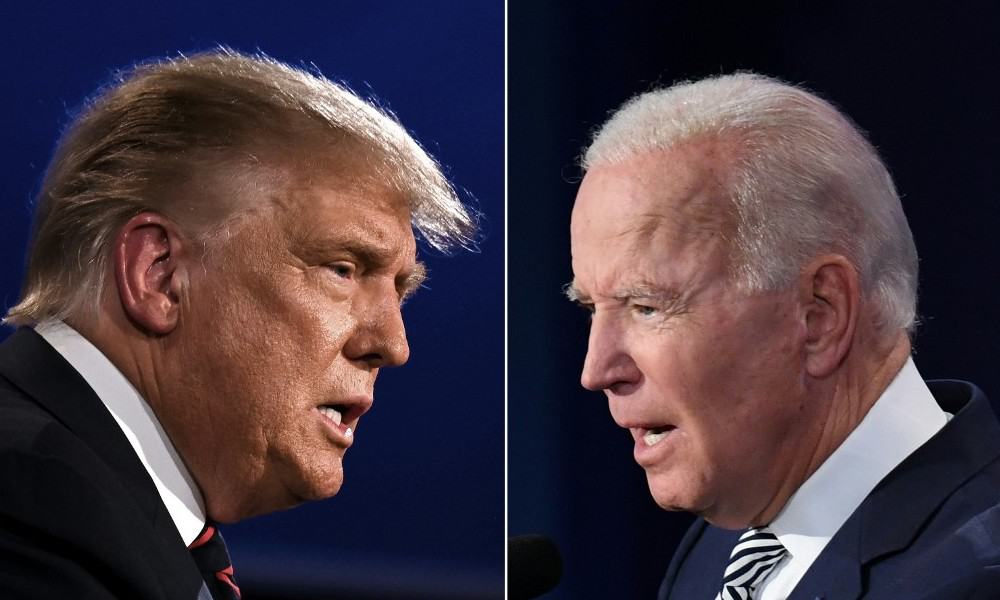 Trump vs. Biden, primer asalto: impuestos, racismo y muchos insultos