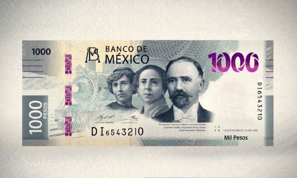 Banxico revela billete de 1,000 pesos; hace alusión al movimiento revolucionario