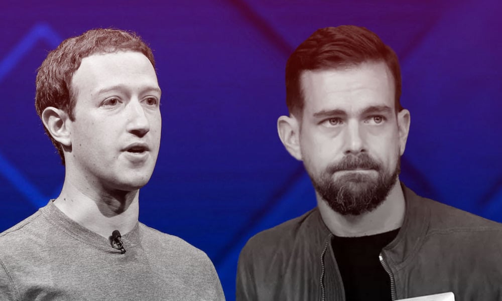Zuckerberg y Dorsey comparecen nuevamente ante el Senado de Estados Unidos