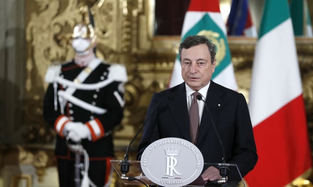 Mario Draghi, con la misión de rescatar a Italia de la crisis sanitaria y económica
