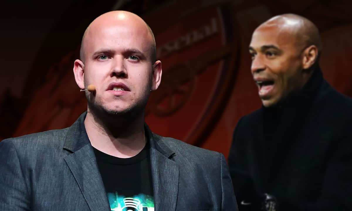 Daniel Ek, CEO de Spotify, hace su primer acercamiento para comprar al Arsenal: Thierry Henry