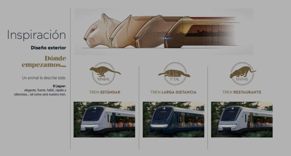 Camarotes, comedores, cafeterías… así serán los carros del Tren Maya