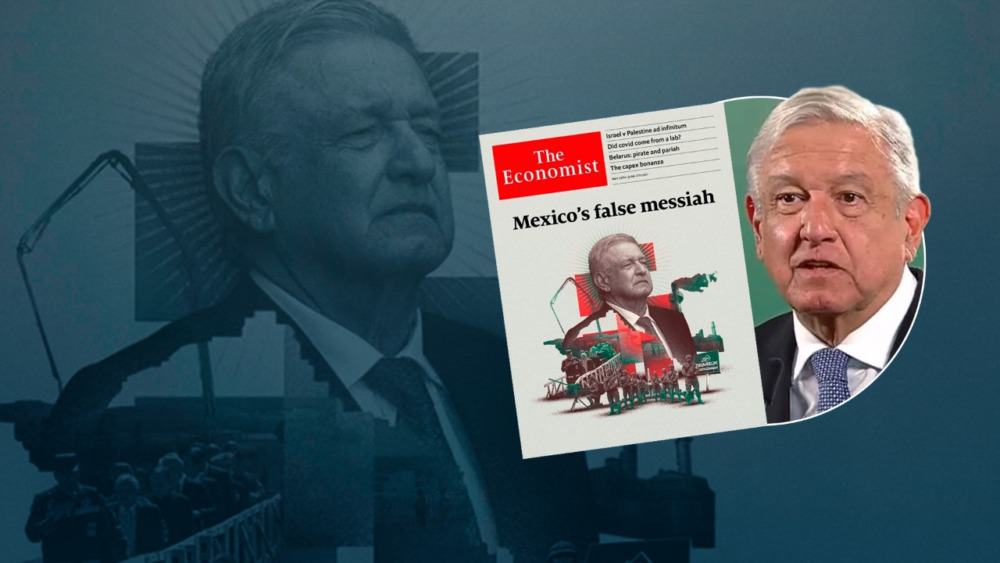 AMLO responde a portada de The Economist, la considera grosera y mentirosa
