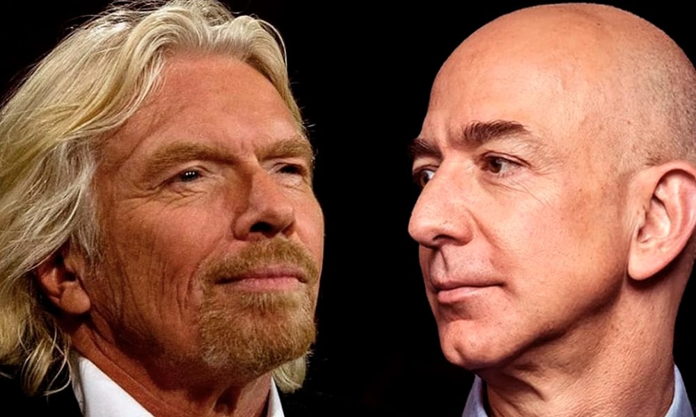 Bezos vs. Branson: se acelera carrera espacial multimillonaria