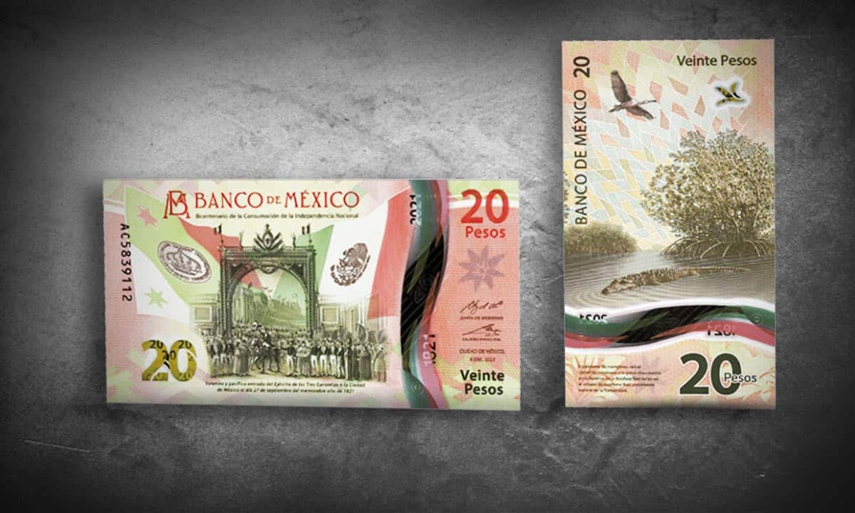 Banxico presenta nuevo billete de 20 pesos; adiós a Benito Juárez