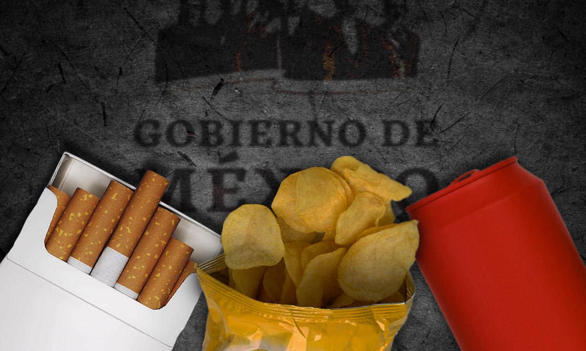 Cigarros, refrescos y comida chatarra le darán al gobierno 100,000 mdp en 2022