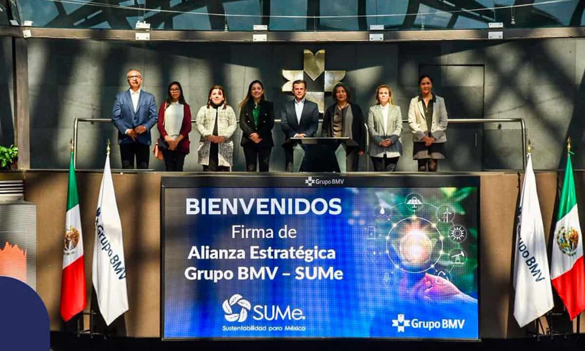 SUMe y BMV firman alianza para impulsar el desarrollo de criterios ASG