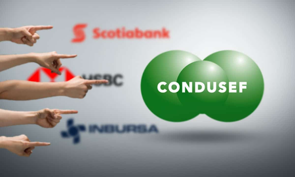HSBC, Inbursa y Scotiabank son los bancos con más quejas hasta septiembre de 2021: Condusef