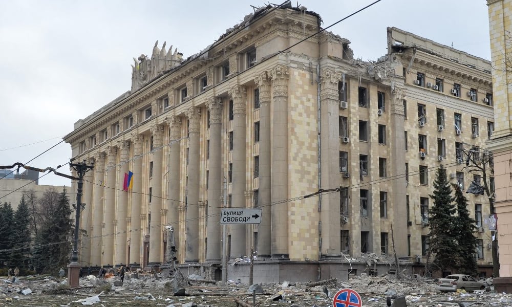 Rusia ataca Kiev, la capital de Ucrania; se registra explosión en torre de televisión