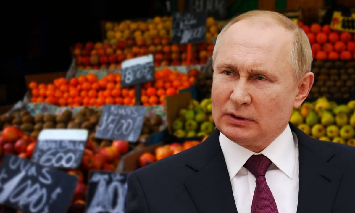 Sanciones contra Rusia dispararían precios de alimentos, asegura Putin